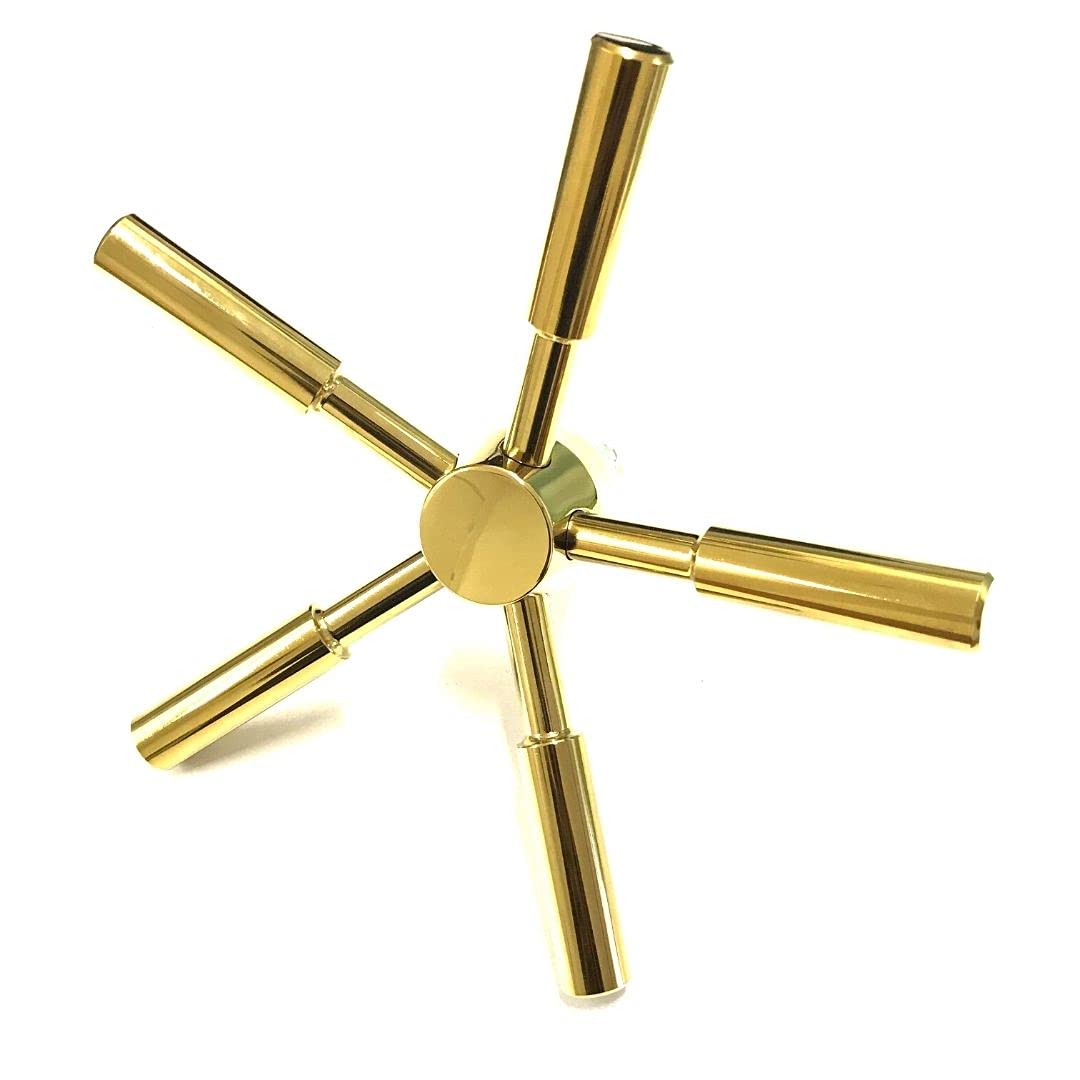 WAH LIN PARTS 5 Spoke Heavy-Duty Handle, Gold, Fits Most Fireproof